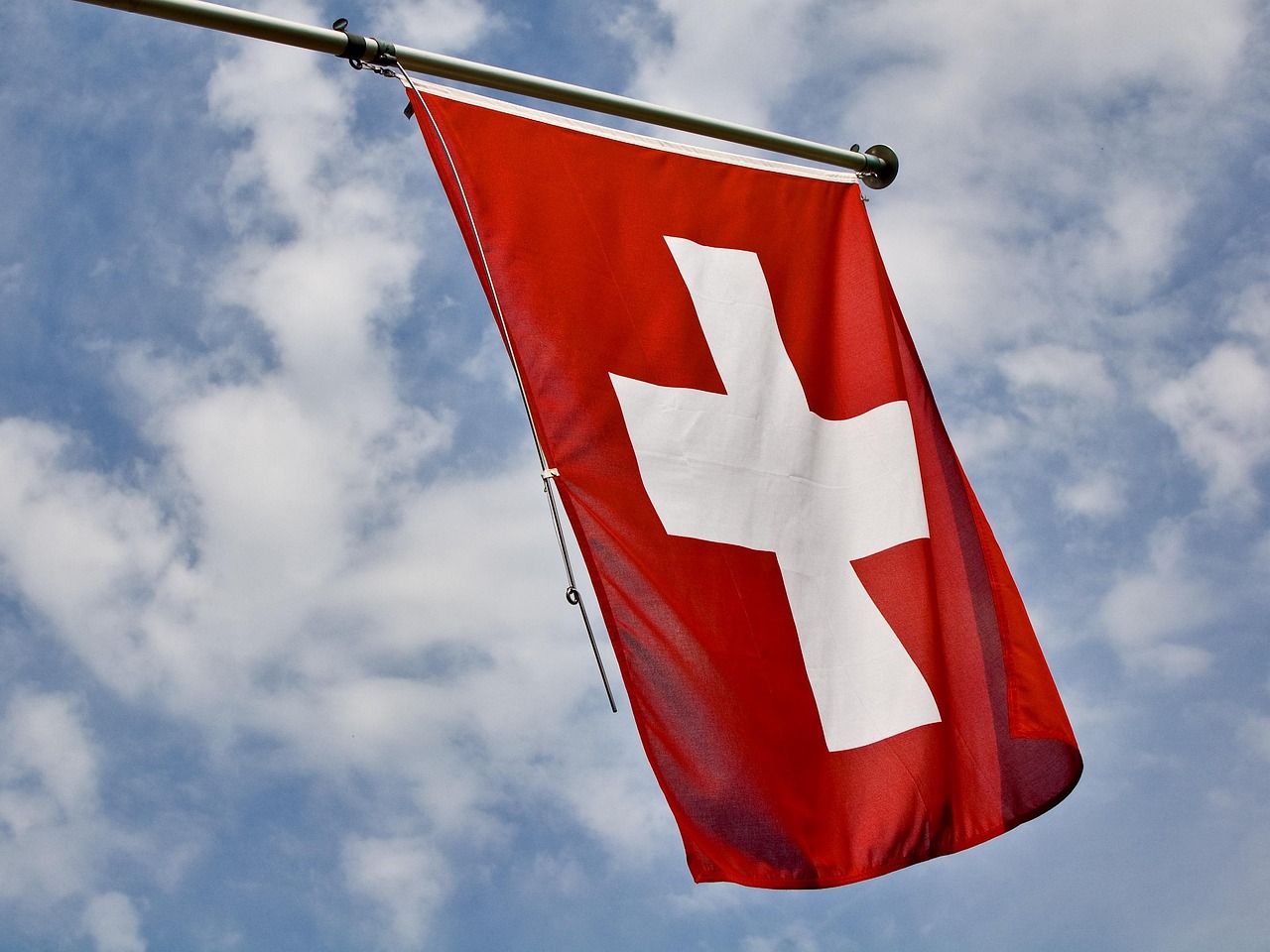 swiss, banner, confederates, switzerland, nature, flag, red, cross, swiss flag, clouds, blue, heaven, flutter, blow, swiss flag, swiss flag, swiss flag, swiss flag, swiss flag